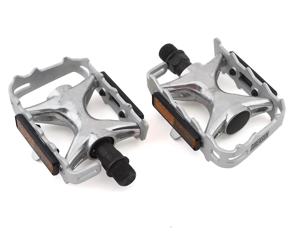 MSW Dimension Mountain Compe Pedals (Silver/Silver)